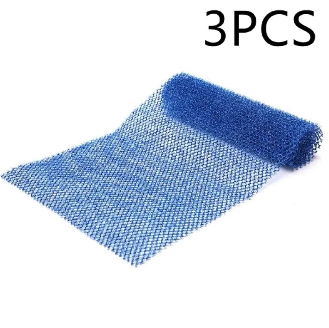 Exfoliating Long Net Shower Scrubber