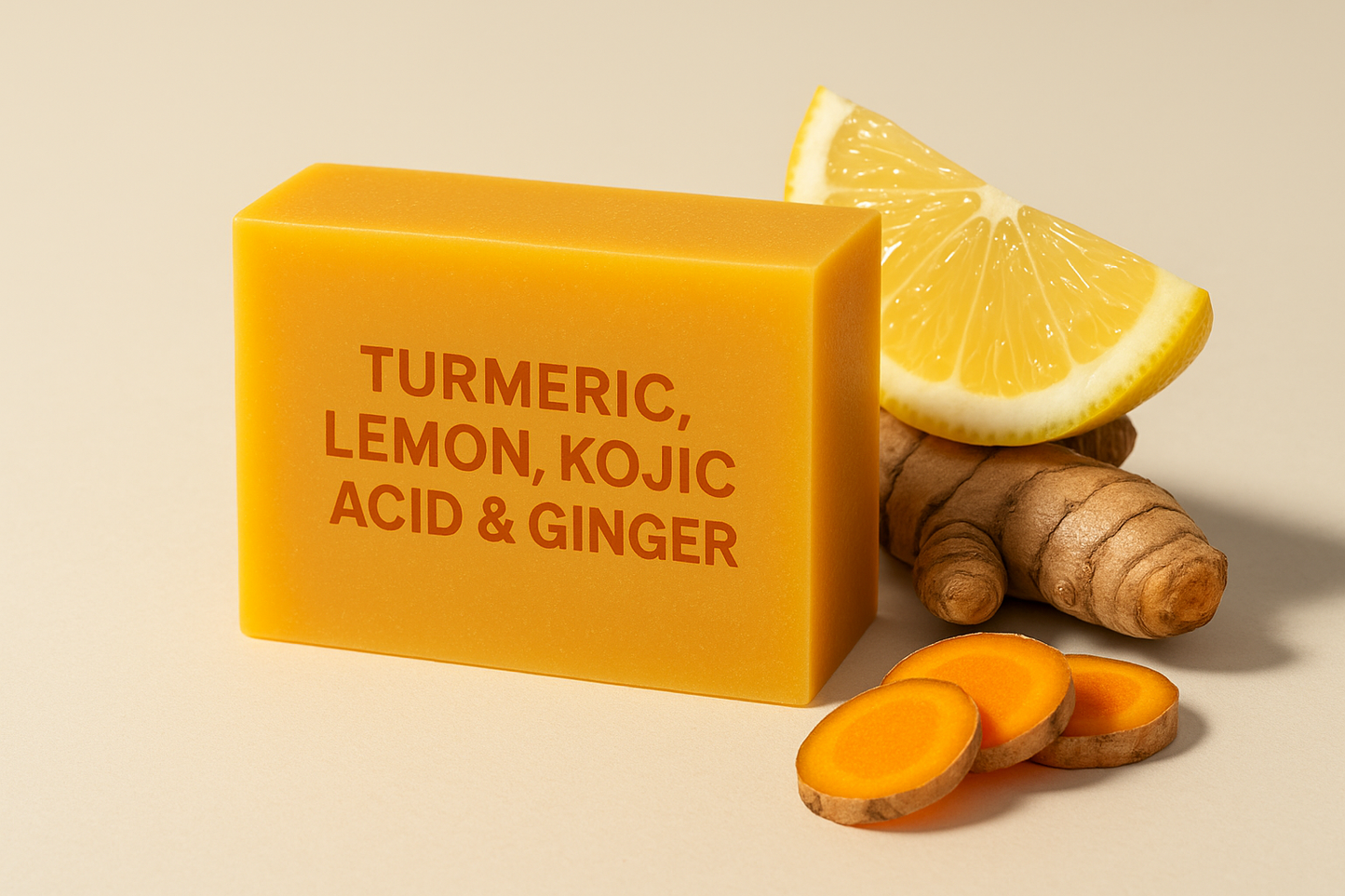Turmeric Lemon Kojic Acid Soap Bar