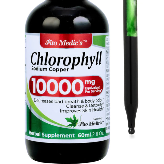 FITO MEDICS Lab | Chlorophyll Liquid Drops | Liquid Chlorophyll | Chlorophyll | Chlorophyll Drops | Chlorophyll Liquid| clorofila |Alcohol Free | Ultra high Absorption.